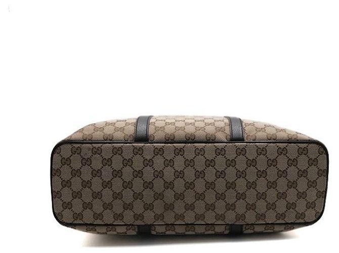 Gucci GG Supreme Canvas Classic Top Handle Tote Bag und Schultertasche Braun - Ansicht 8