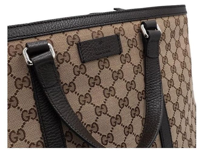 Gucci GG Supreme Canvas Classic Top Handle Tote Bag und Schultertasche Braun - Ansicht 9