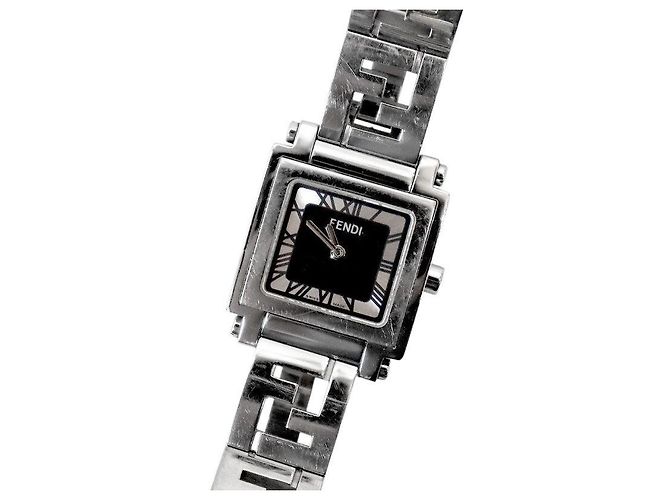 Fendi Orologio Quadro Quartz Nero - vista 10