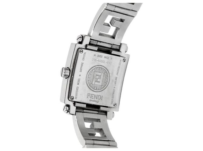 Fendi Orologio Quadro Quartz Nero - vista 11