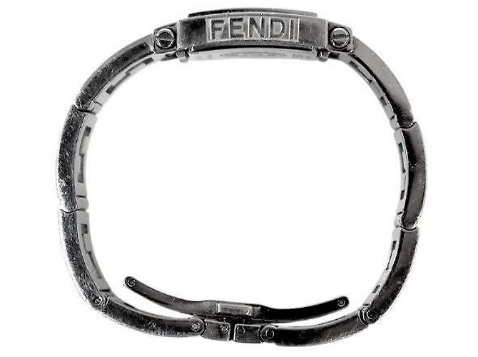Fendi Orologio Quadro Quartz Nero - vista 5