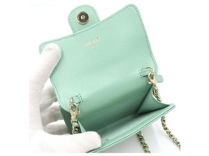 Chanel Mini borsa a tracolla con catena dorata - vista 5