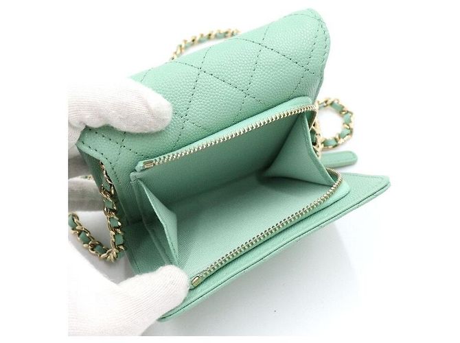 Chanel Mini borsa a tracolla con catena dorata - vista 6