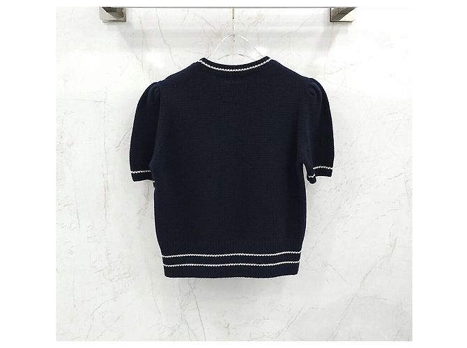 Dior Kaschmirpullover mit kurzen Ärmeln aus Wollstrick - Ansicht 2