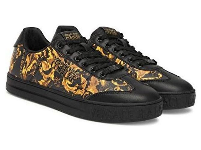 Versace Fondo Court Sneaker Schwarz - Ansicht 4