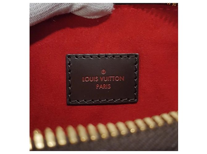Louis Vuitton Tote e borsa a tracolla in tela Damier Ebene PM Marrone - vista 8