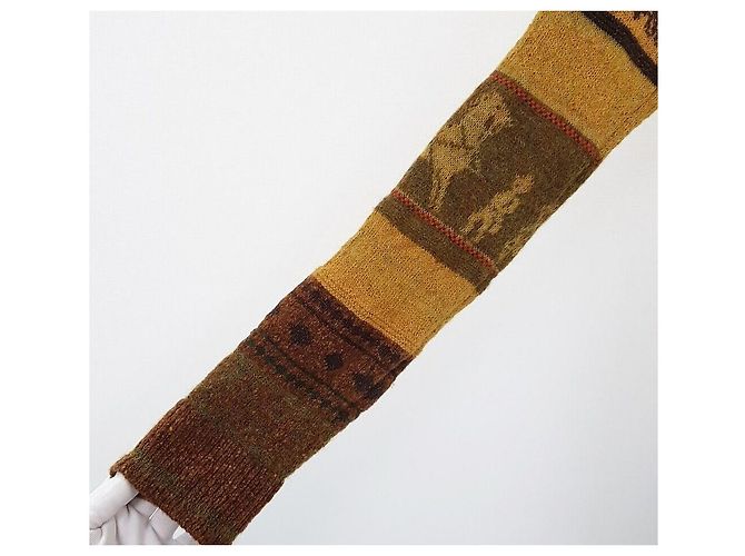 Hermès Cardigan lungo in lana da donna Multicolore - vista 5