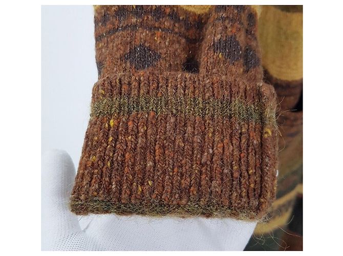 Hermès Cardigan lungo in lana da donna Multicolore - vista 6