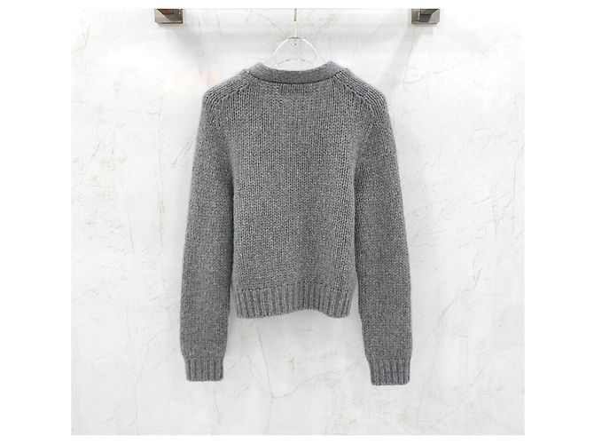 Céline Cardigan aus Kaschmir und Seide Braun - Ansicht 2
