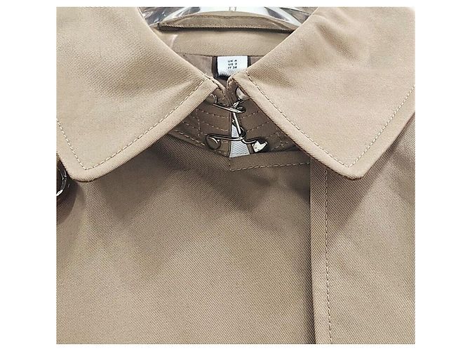 Burberry Gabardina larga Kensington con logotipo bordado Naranja - vista 4