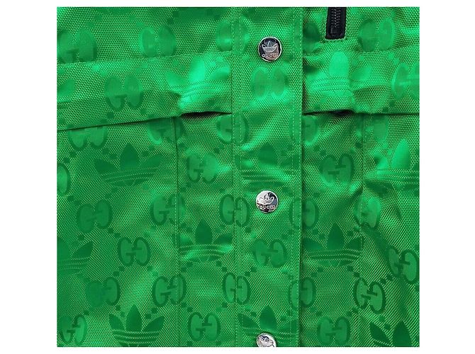 Gucci Jaqueta Bomber Adidas Verde - vista 4