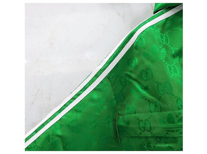 Gucci Jaqueta Bomber Adidas Verde - vista 5