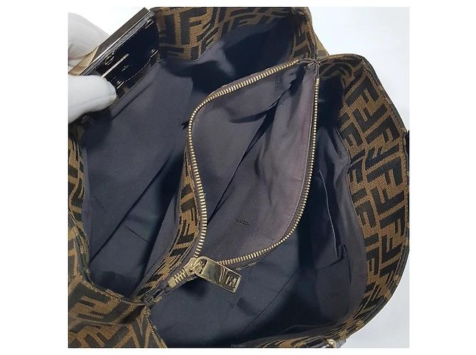 Fendi Borsa a Spalla Juca Mia Marrone - vista 8