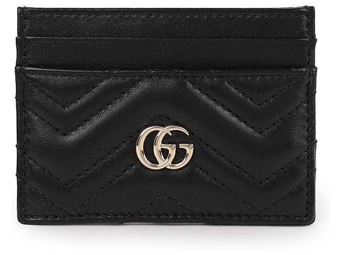 Gucci Tarjetero GG Marmont Negro - vista 3