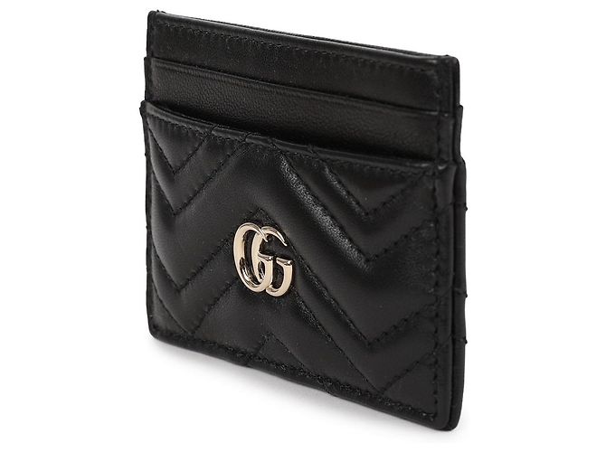 Gucci Tarjetero GG Marmont Negro - vista 4