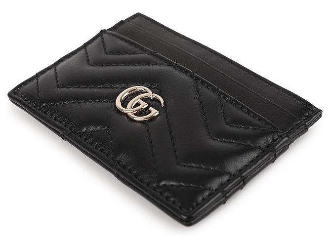 Gucci Tarjetero GG Marmont Negro - vista 6
