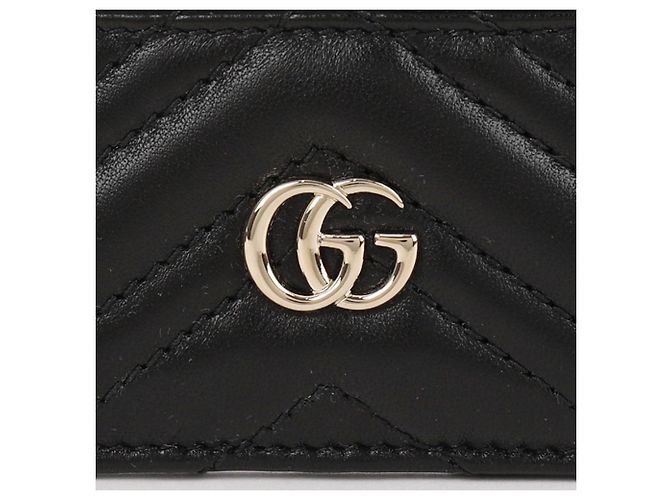 Gucci Tarjetero GG Marmont Negro - vista 9