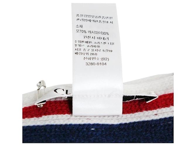 Dior Sciarpa in lana e cashmere bianco Multicolore - vista 5