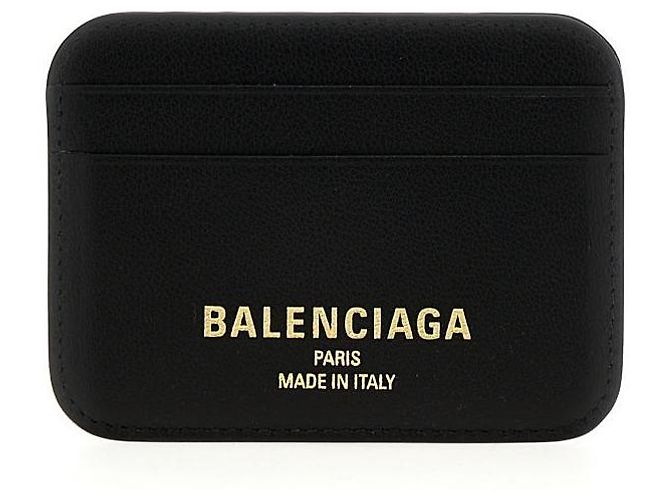 Balenciaga Tarjetero Negro - vista 3