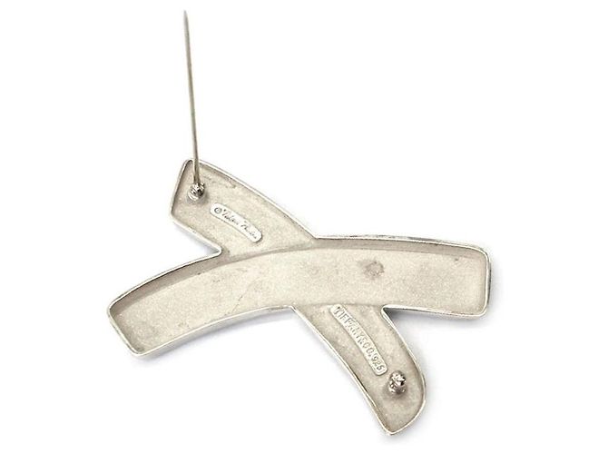 Tiffany & Co Spilla Paloma Graffiti in argento - vista 3