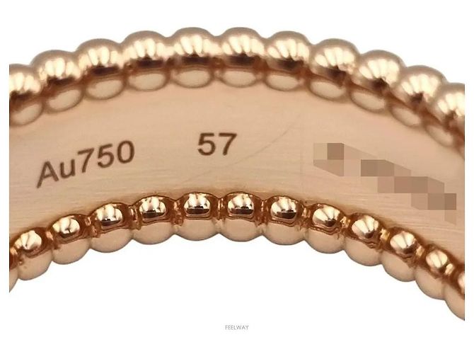 Van Cleef & Arpels Anello Perlee Rosa - vista 2