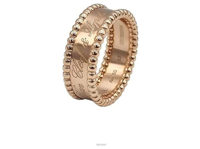 Van Cleef & Arpels Anello Perlee Rosa - vista 3