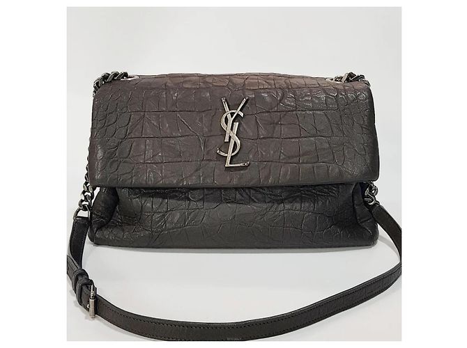 Saint Laurent Borsa a Spalla Monogram West Hollywood Medium Marrone - vista 2