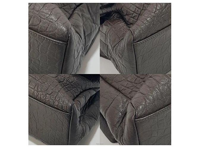 Saint Laurent Borsa a Spalla Monogram West Hollywood Medium Marrone - vista 8
