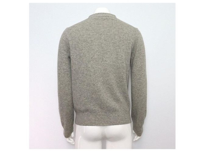 Comme Des Garcons Unisex Strickjacke in Grau-Weiß Braun - Ansicht 4