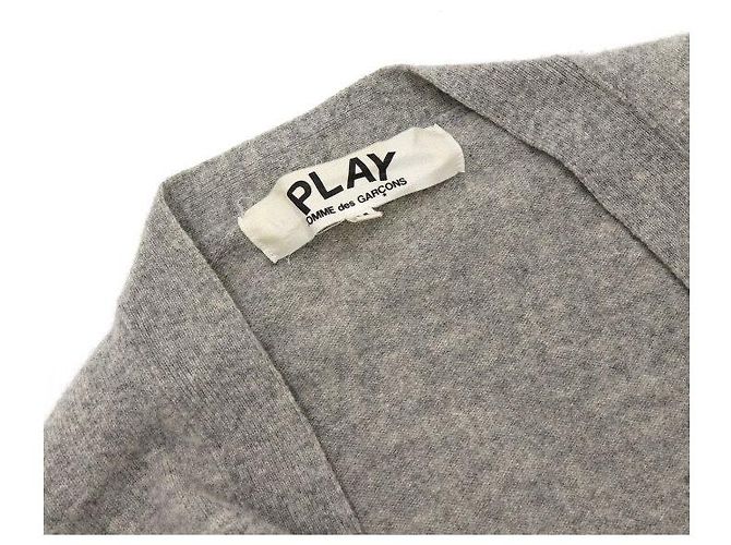 Comme Des Garcons Unisex Strickjacke in Grau-Weiß Braun - Ansicht 5