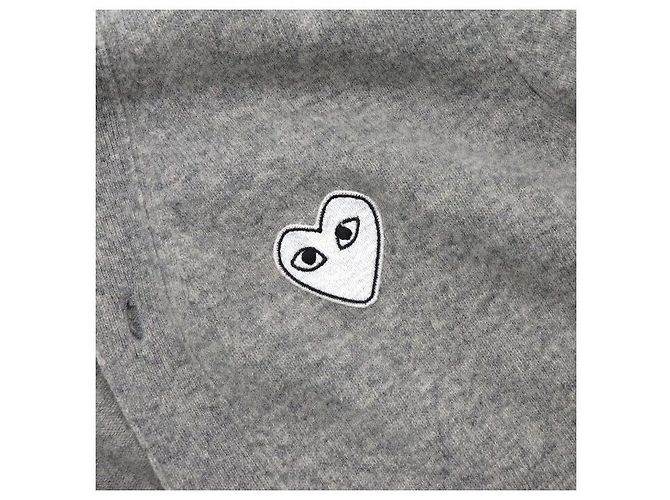 Comme Des Garcons Unisex Strickjacke in Grau-Weiß Braun - Ansicht 6