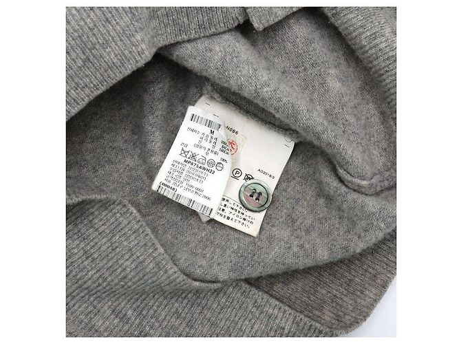 Comme Des Garcons Unisex Strickjacke in Grau-Weiß Braun - Ansicht 7