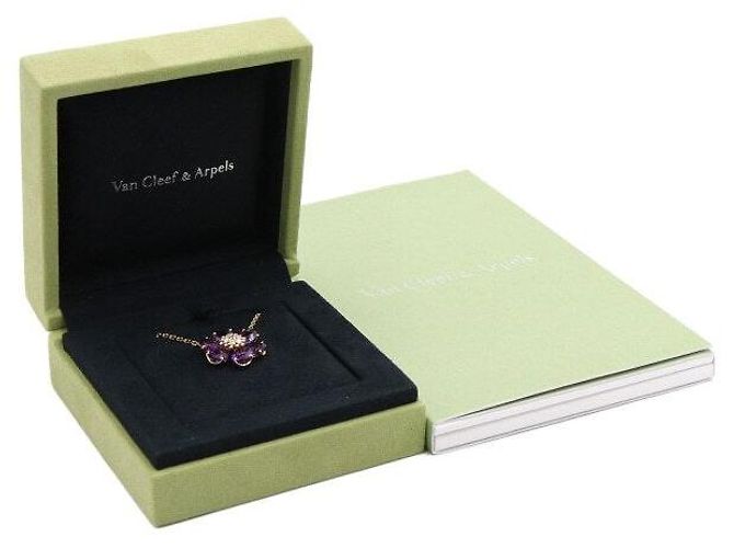 Van Cleef & Arpels Collana con pendente Fleur de Hawaii Amethyst Diamond Oro giallo Season Multicolore - vista 7