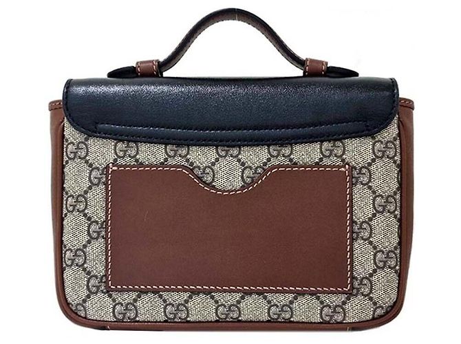 Gucci Padlock Mini Handtasche Schwarz - Ansicht 3