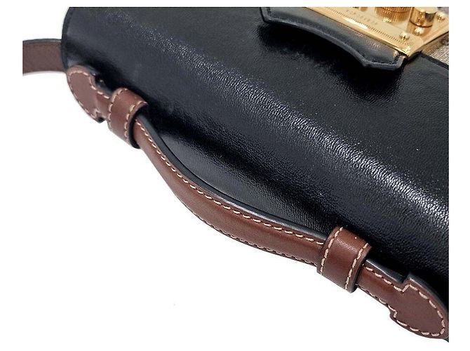 Gucci Padlock Mini Handtasche Schwarz - Ansicht 4