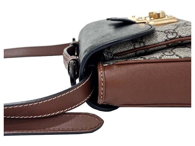 Gucci Padlock Mini Handtasche Schwarz - Ansicht 6