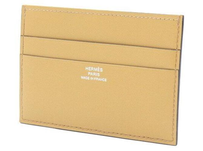 Hermès Cheval Picto Lederkartenetui braun mit Pferdemotiv - Ansicht 3