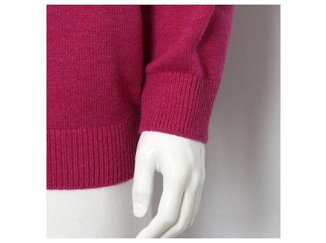 Balenciaga Rosa Cashmere-Mischung Laurel Unisex Strickpullover Pink - Ansicht 3