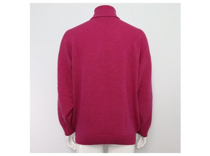 Balenciaga Rosa Cashmere-Mischung Laurel Unisex Strickpullover Pink - Ansicht 4