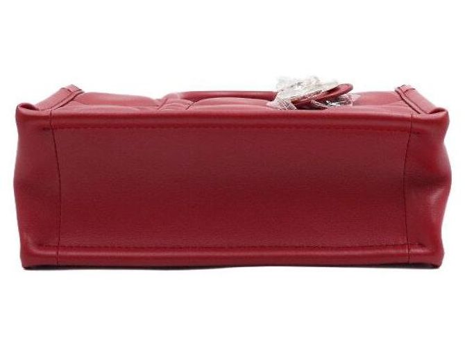 Dior Mini Bolso de Hombro Lady Book Tote Rojo - vista 6