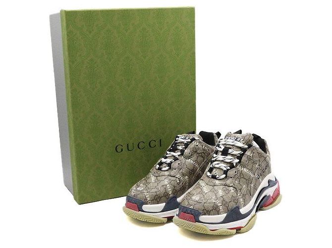 Gucci Triple Sneakers GG Supreme Hacker Project Herren Mehrfarben - Ansicht 9