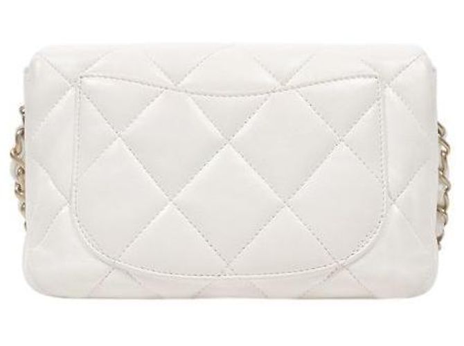 Chanel Borsa a tracolla White Heart Turnlock Bianco - vista 3