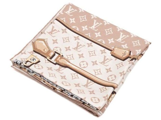 Louis Vuitton Monogram Confidential Quadratisches Tuch Orange - Ansicht 2
