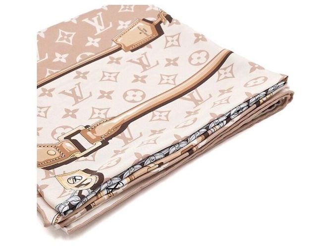 Louis Vuitton Monogram Confidential Quadratisches Tuch Orange - Ansicht 3