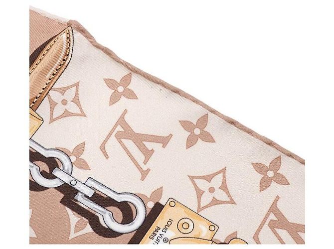 Louis Vuitton Monogram Confidential Quadratisches Tuch Orange - Ansicht 6