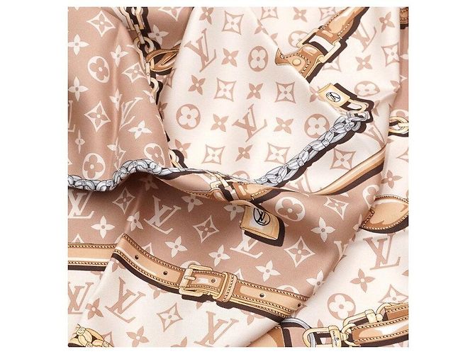 Louis Vuitton Monogram Confidential Quadratisches Tuch Orange - Ansicht 7