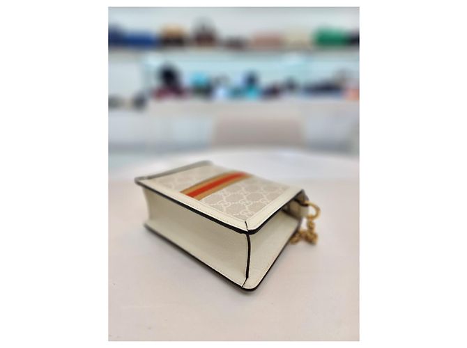 Gucci Mini borsa a tracolla con manico Ophidia GG - vista 16