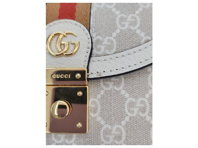 Gucci Mini borsa a tracolla con manico Ophidia GG - vista 18