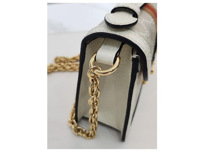 Gucci Mini borsa a tracolla con manico Ophidia GG - vista 19