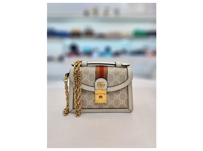 Gucci Mini borsa a tracolla con manico Ophidia GG - vista 2